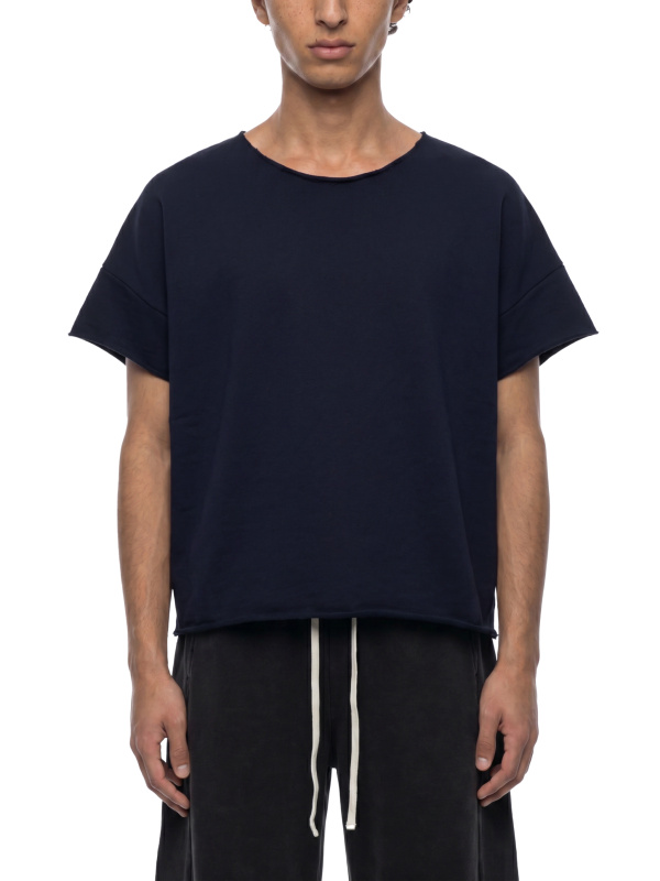 Unisex Heavyweight Boxy Raw Edge T-Shirt