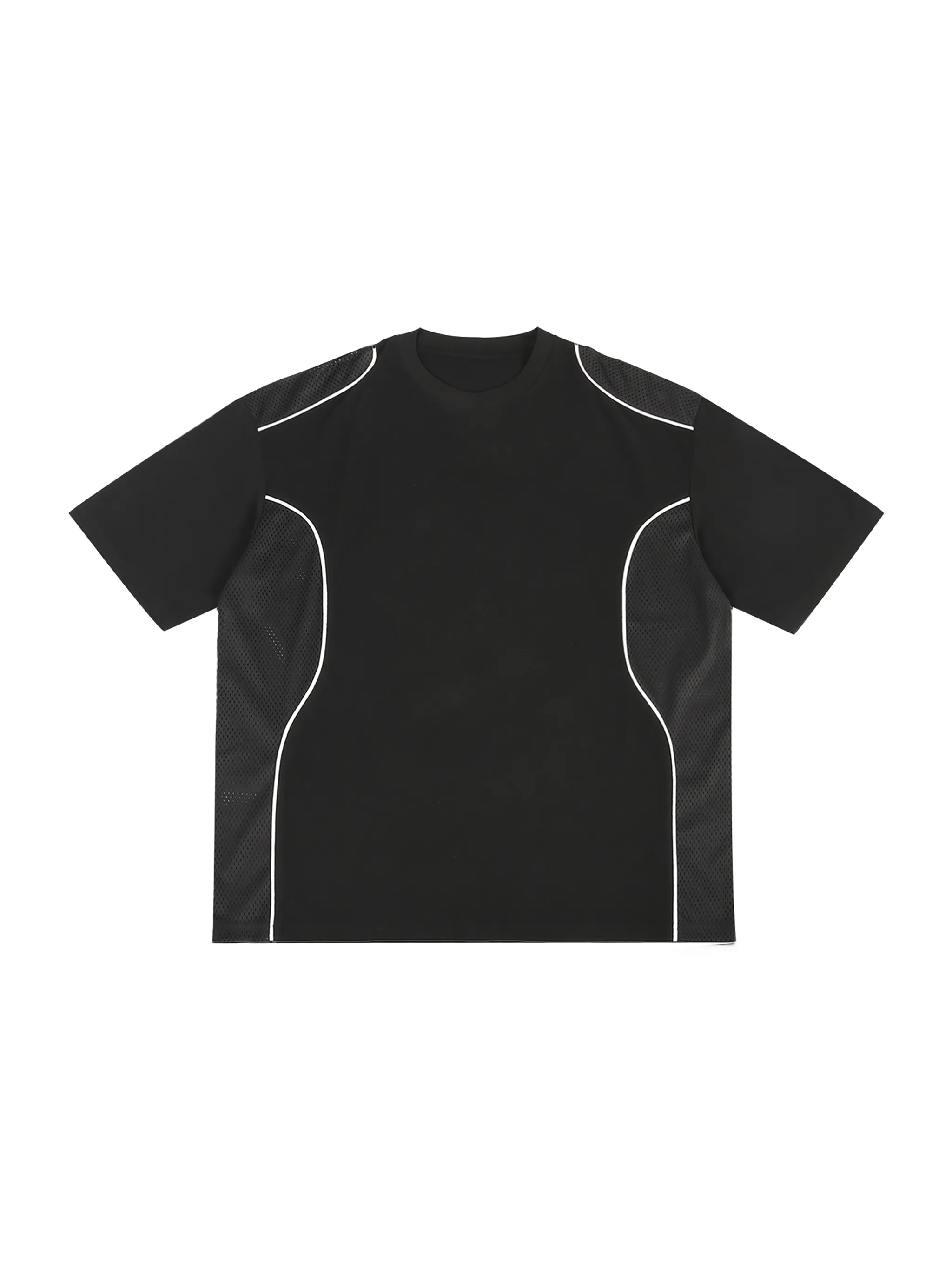 Contrast Piped Panel T-Shirt - Main Image