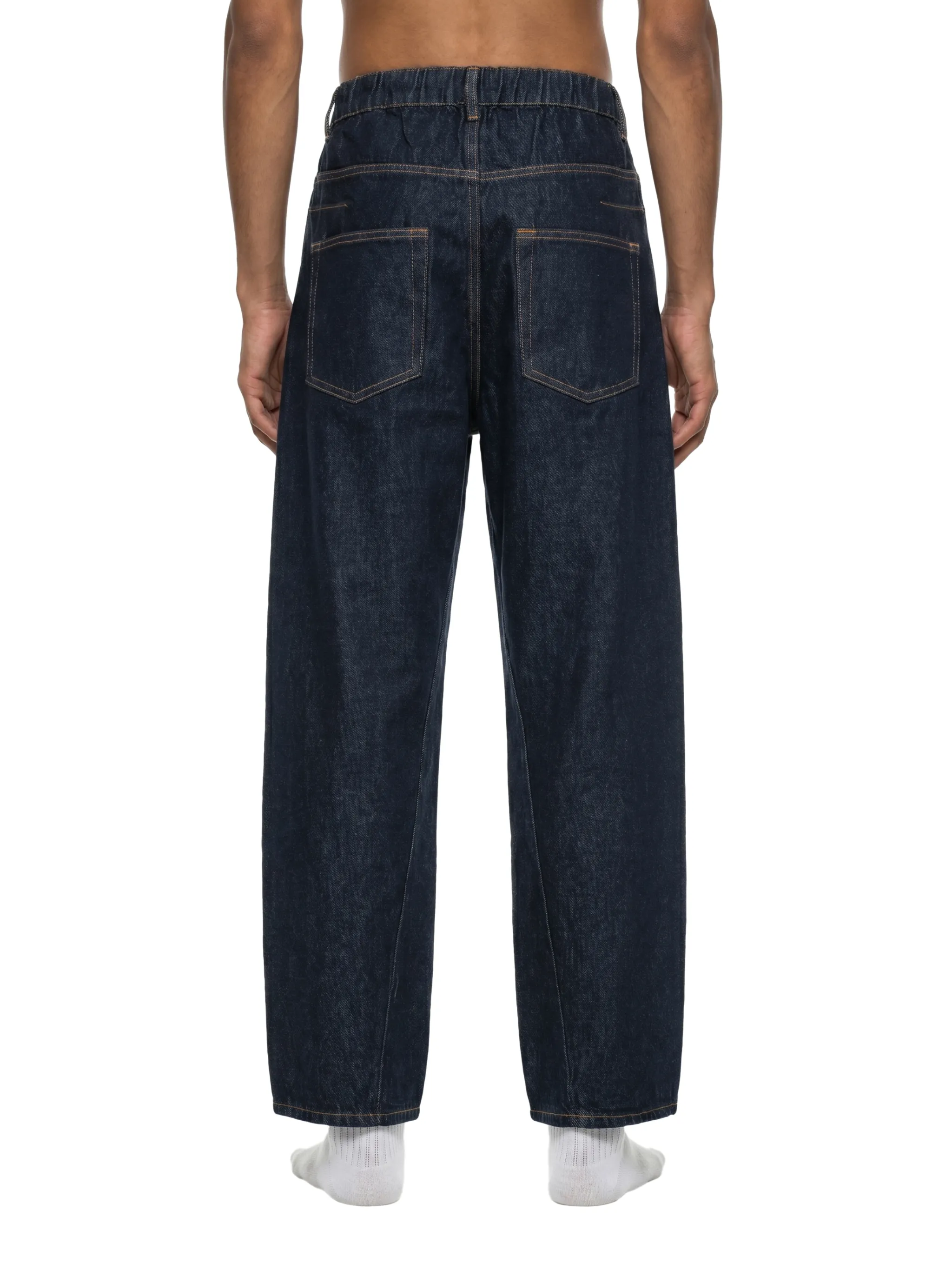 Men's Vintage Wash Barrel Leg Jeans