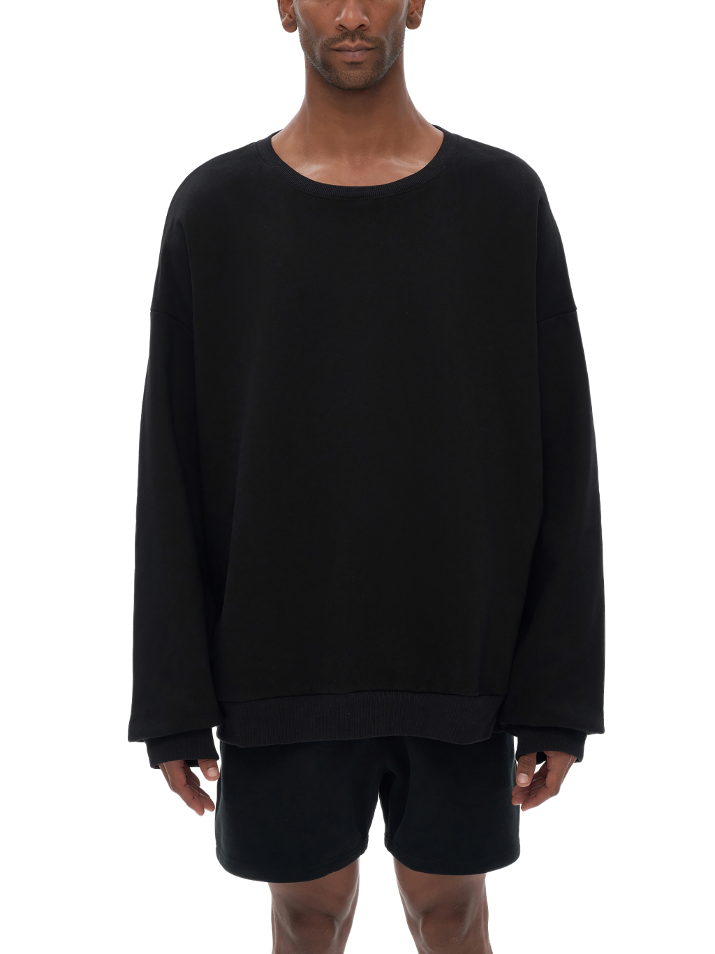 Streetwear Unisex Heavyweight Drop Shoulder Oversized Sweatshirt - Print On Demand | HugePOD-3