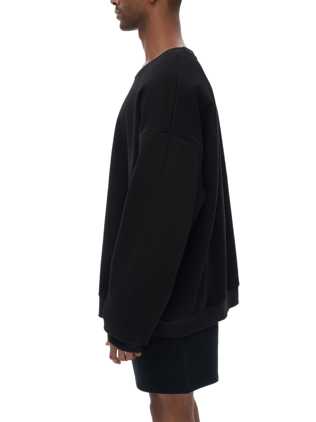 Streetwear Unisex Heavyweight Drop Shoulder Oversized Sweatshirt - Print On Demand | HugePOD-4