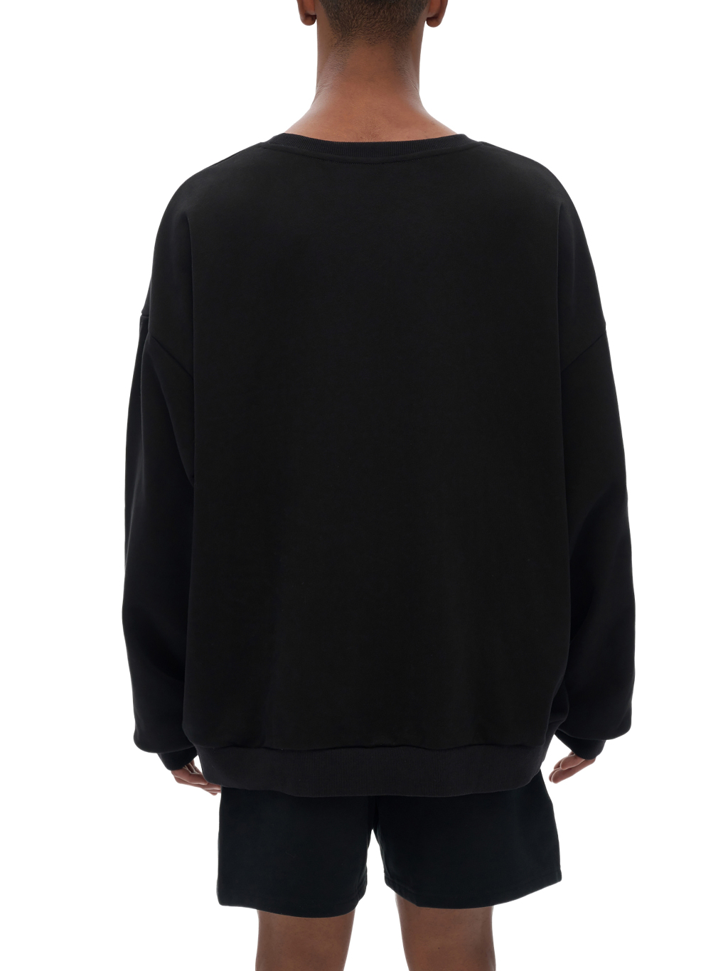 Streetwear Unisex Heavyweight Drop Shoulder Oversized Sweatshirt - Print On Demand | HugePOD-5