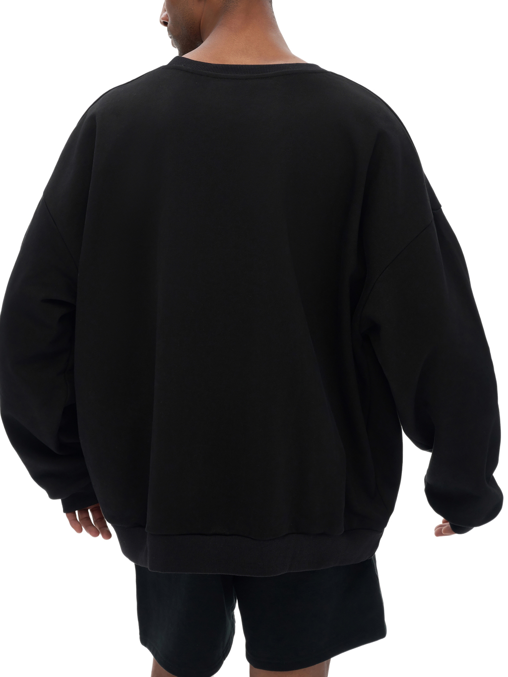 Streetwear Unisex Heavyweight Drop Shoulder Oversized Sweatshirt - Print On Demand | HugePOD-6