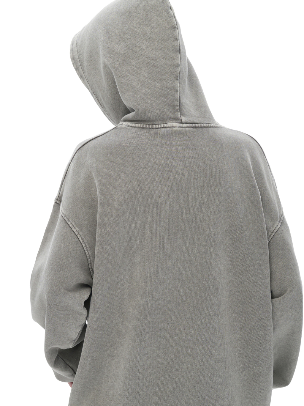 Oversized Snow Wash Hoodie - Print On Demand | HugePOD-11