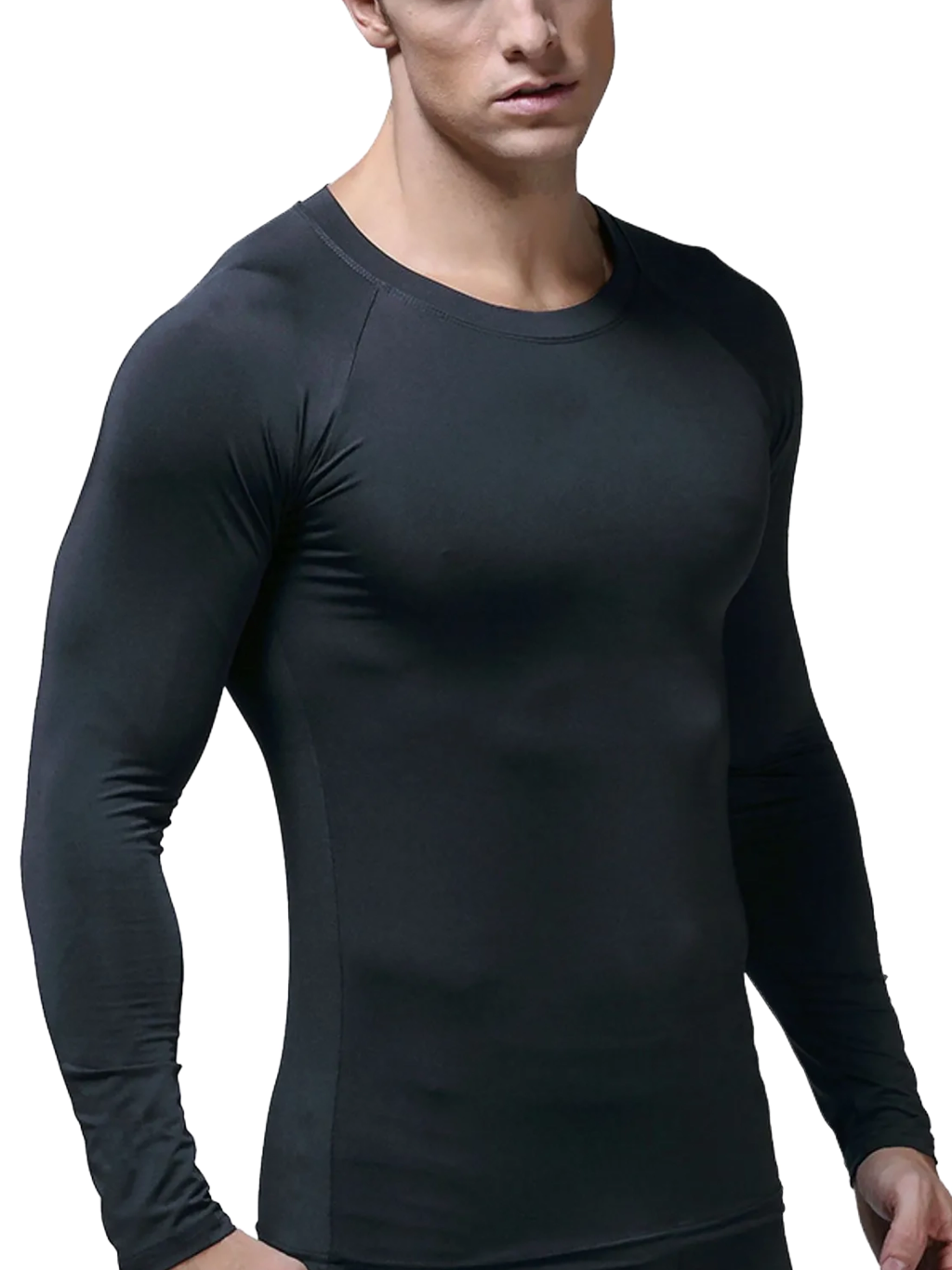 Men's Raglan Long Sleeve Sports Tee | HugePOD-3