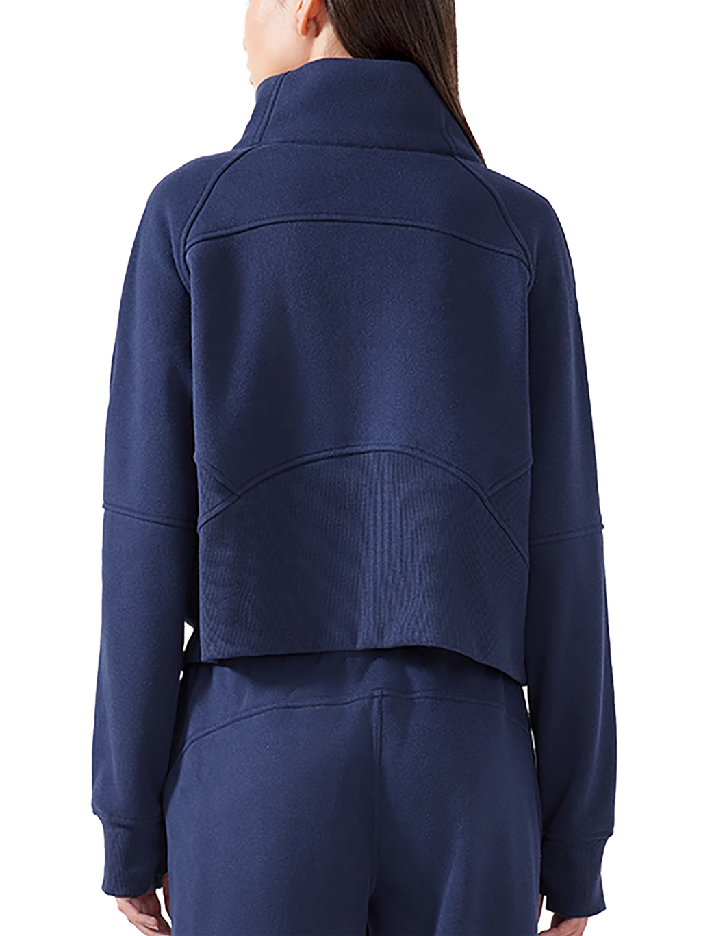 Cropped Half-Zip Sweatshirt – Essential Streetwear | Tapstitch-4