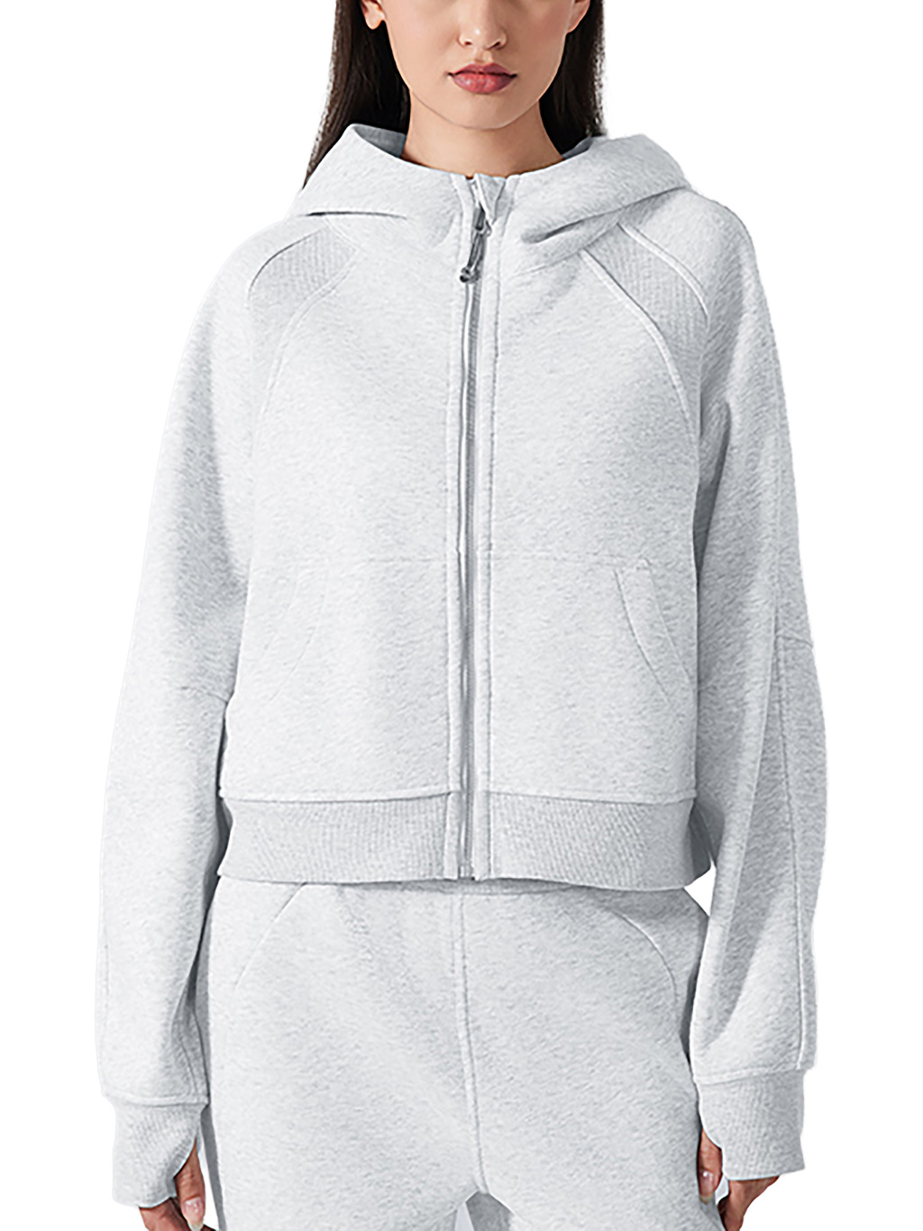 Cropped Zip Hoodie – Custom Basics | Tapstitch-7