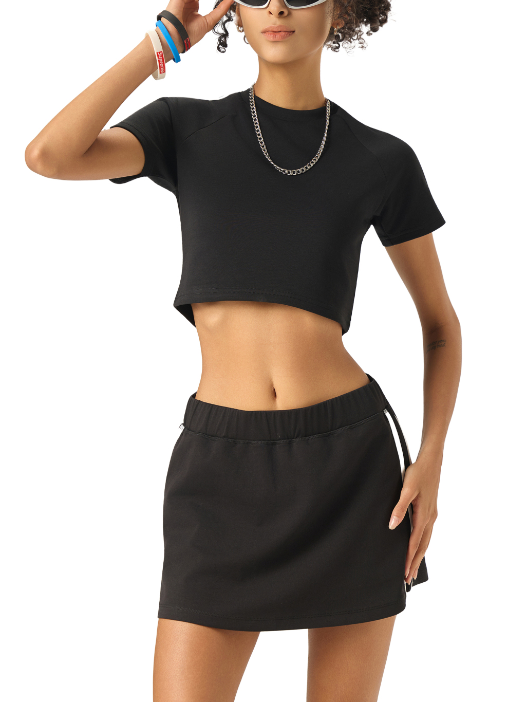 Cooling Performance Crop Top – Activewear | Tapstitch-3