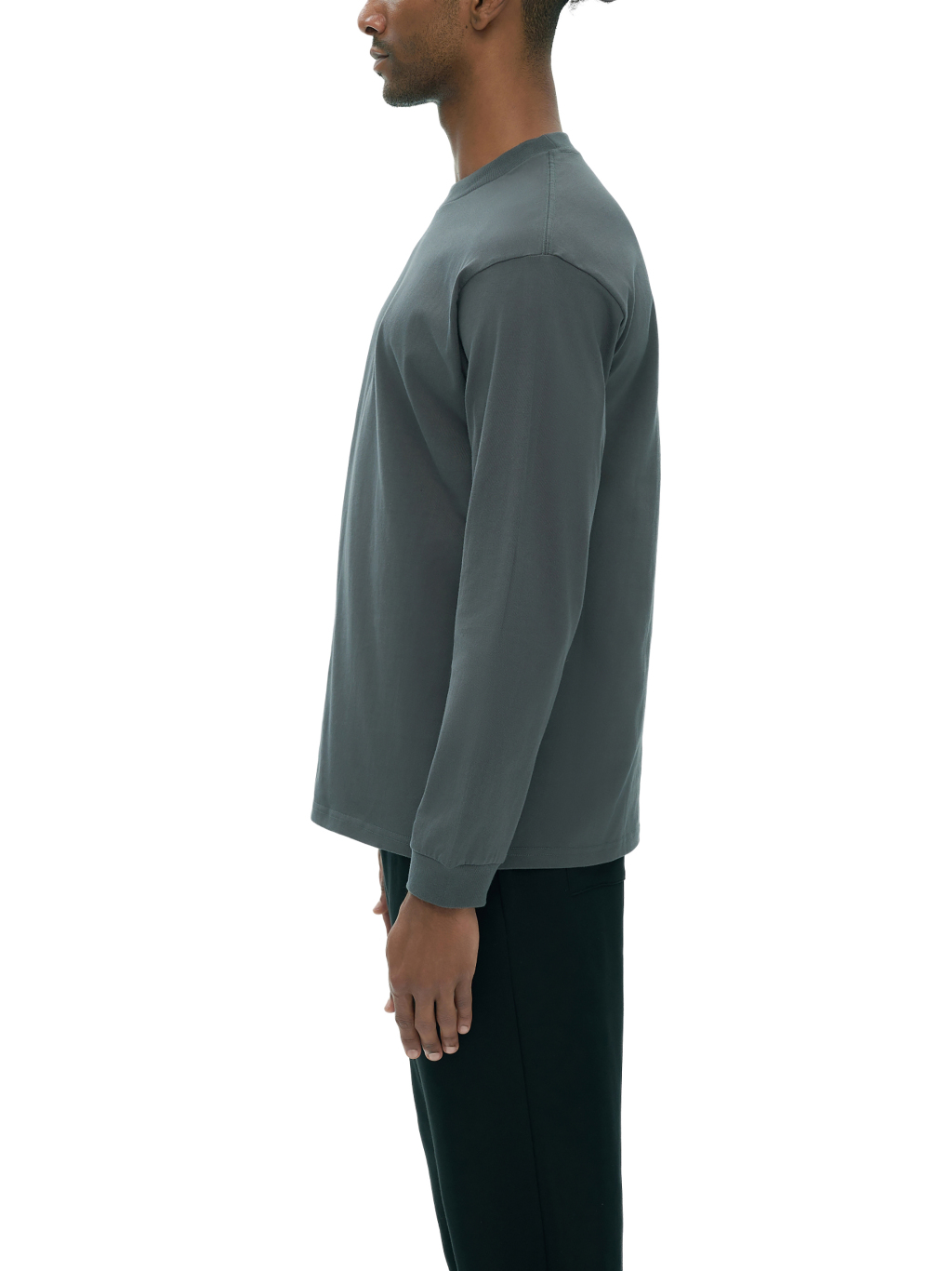 Drop Shoulder Long Sleeve Shirt – Essential Streetwear | Tapstitch-4