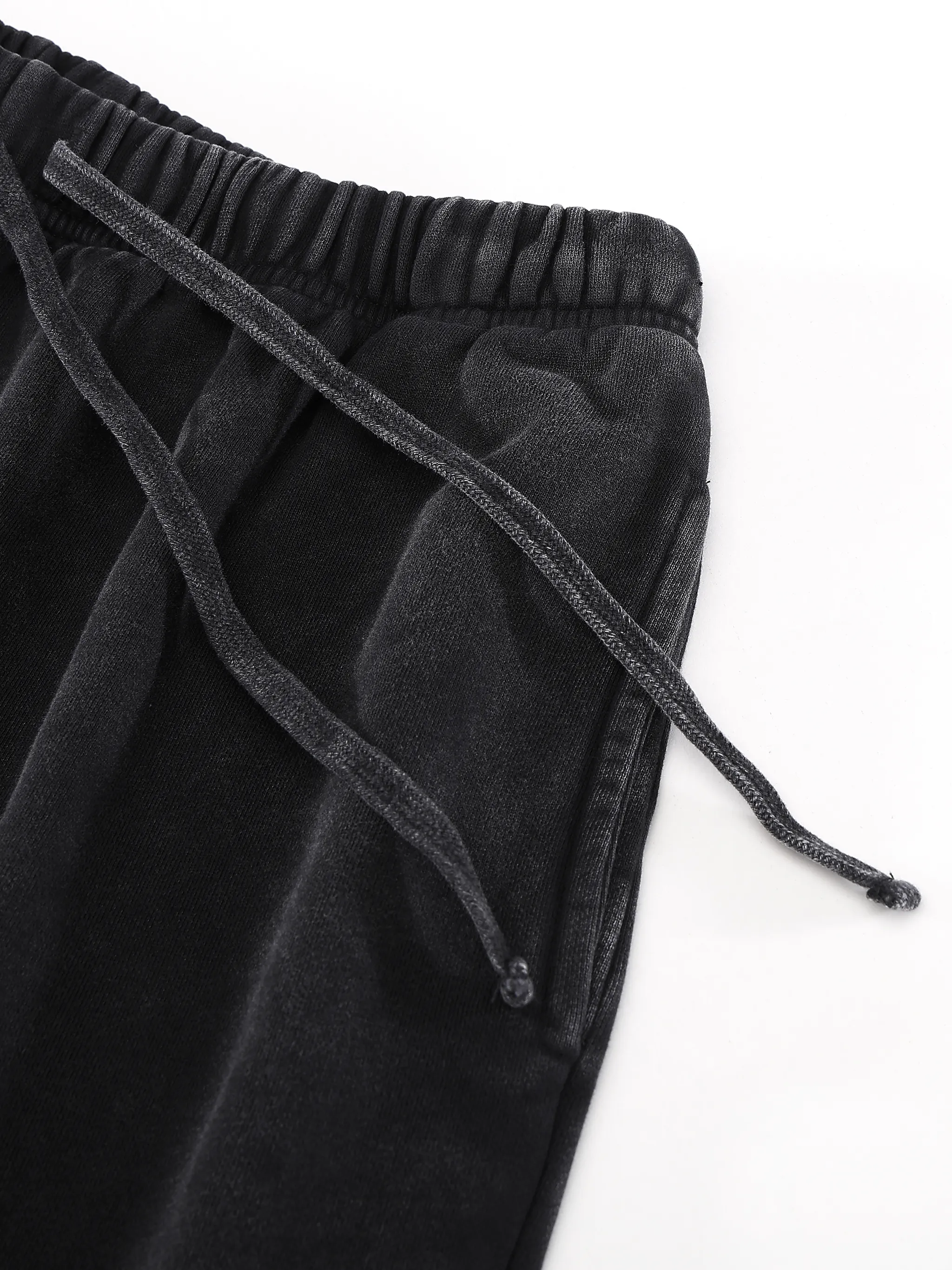 Vintage Washed Tiger Stripes Short Pants