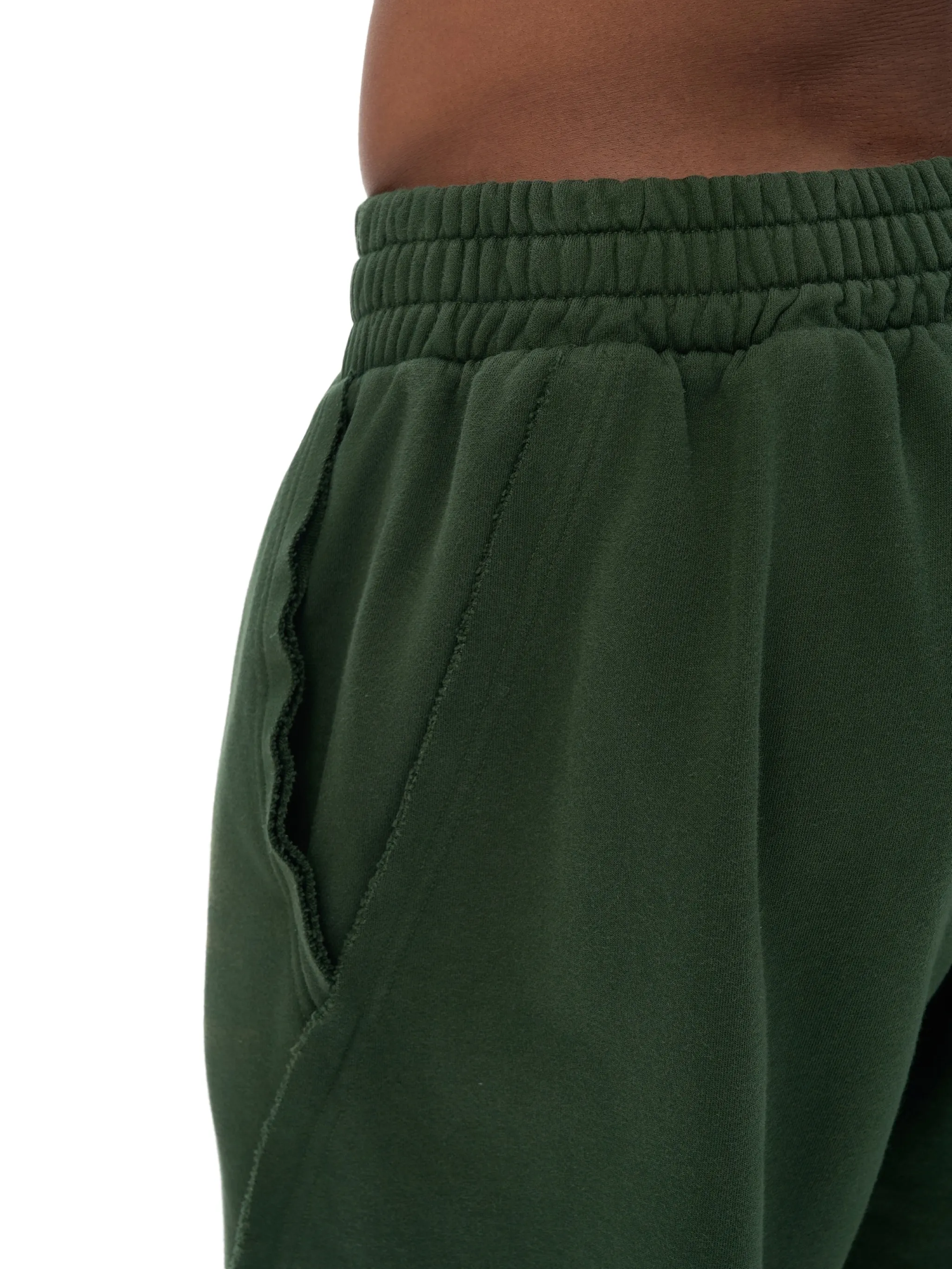 Vintage Washed Tiger Stripes Short Pants