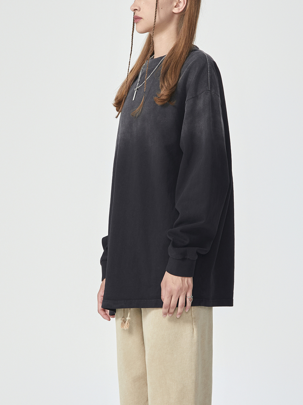 Gradient Washed Long Sleeve T-Shirt – Vintage Streetwear | Tapstitch-7