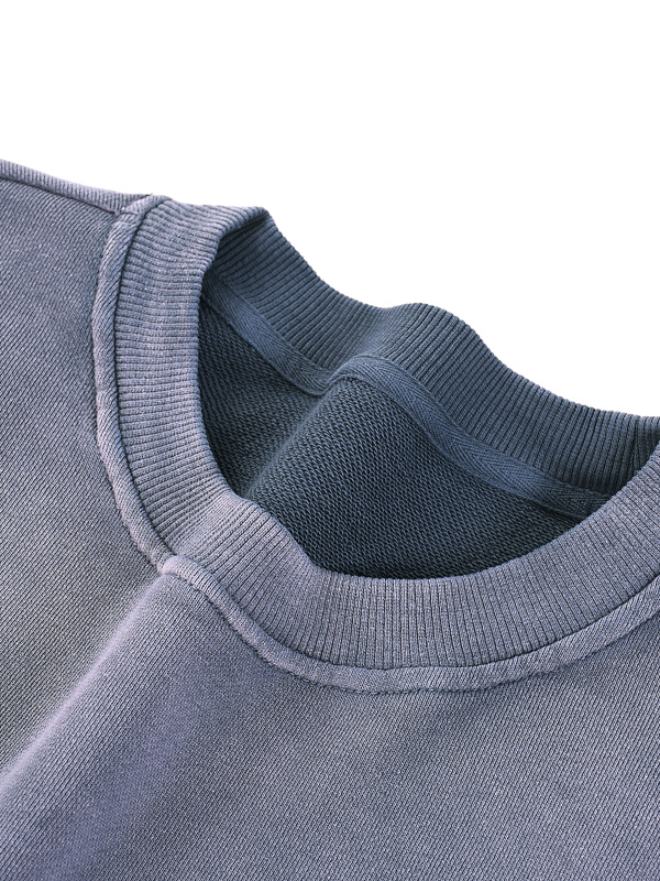 Sunfade Drop-Shoulder Cotton Sweatshirt