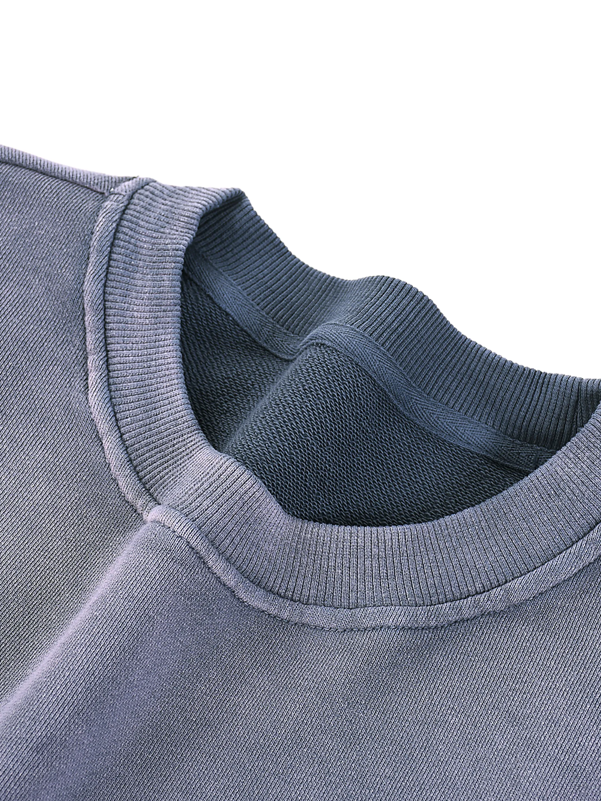 Sunfade Drop-Shoulder Cotton Sweatshirt