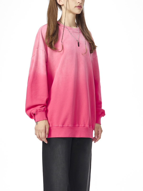Sunfade Drop-Shoulder Cotton Sweatshirt