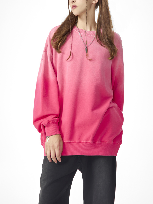 Sunfade Drop-Shoulder Cotton Sweatshirt