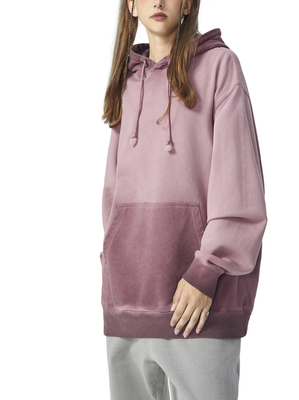 Ombre Stone Washed Hoodie | Tapstitch-11