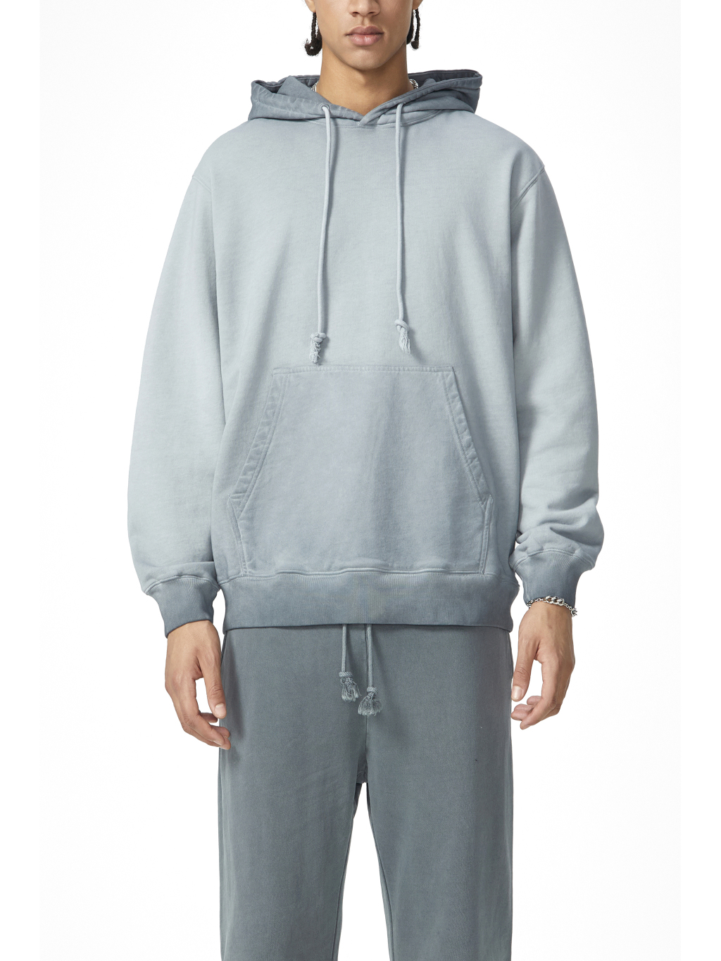 Ombre Stone Washed Hoodie | Tapstitch-3