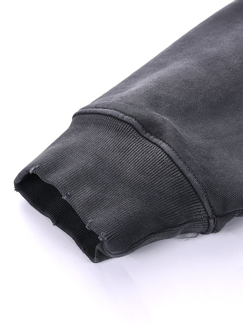 Hand-Frayed Monkey Washed Hoodie – Vintage Streetwear | Tapstitch-10