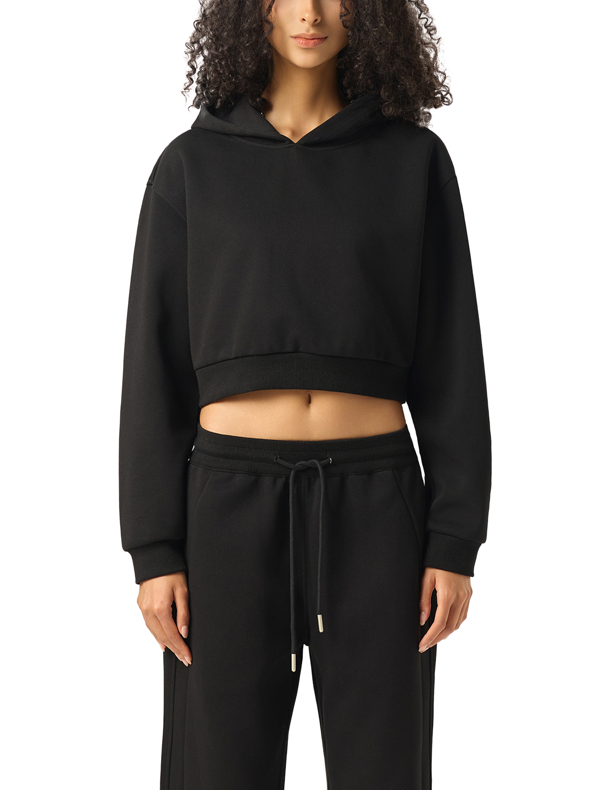Essential Cropped Hoodie #WW0003 | TAPSTITCH