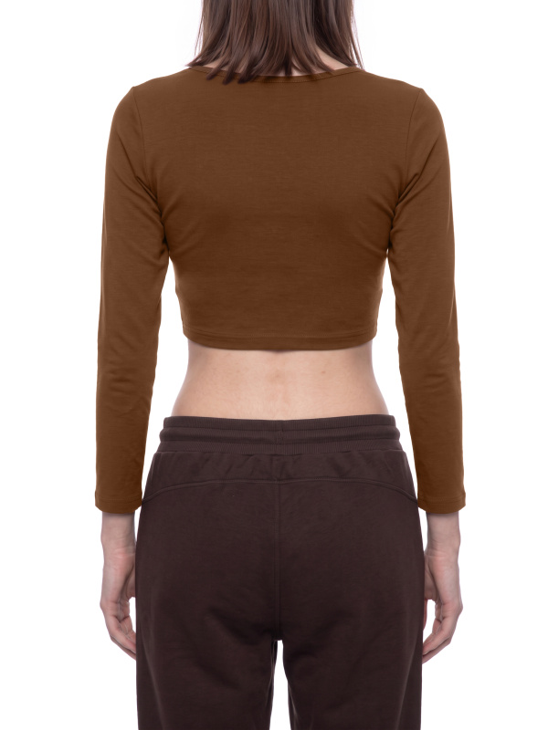 Women's Cropped Long Sleeve T-Shirt