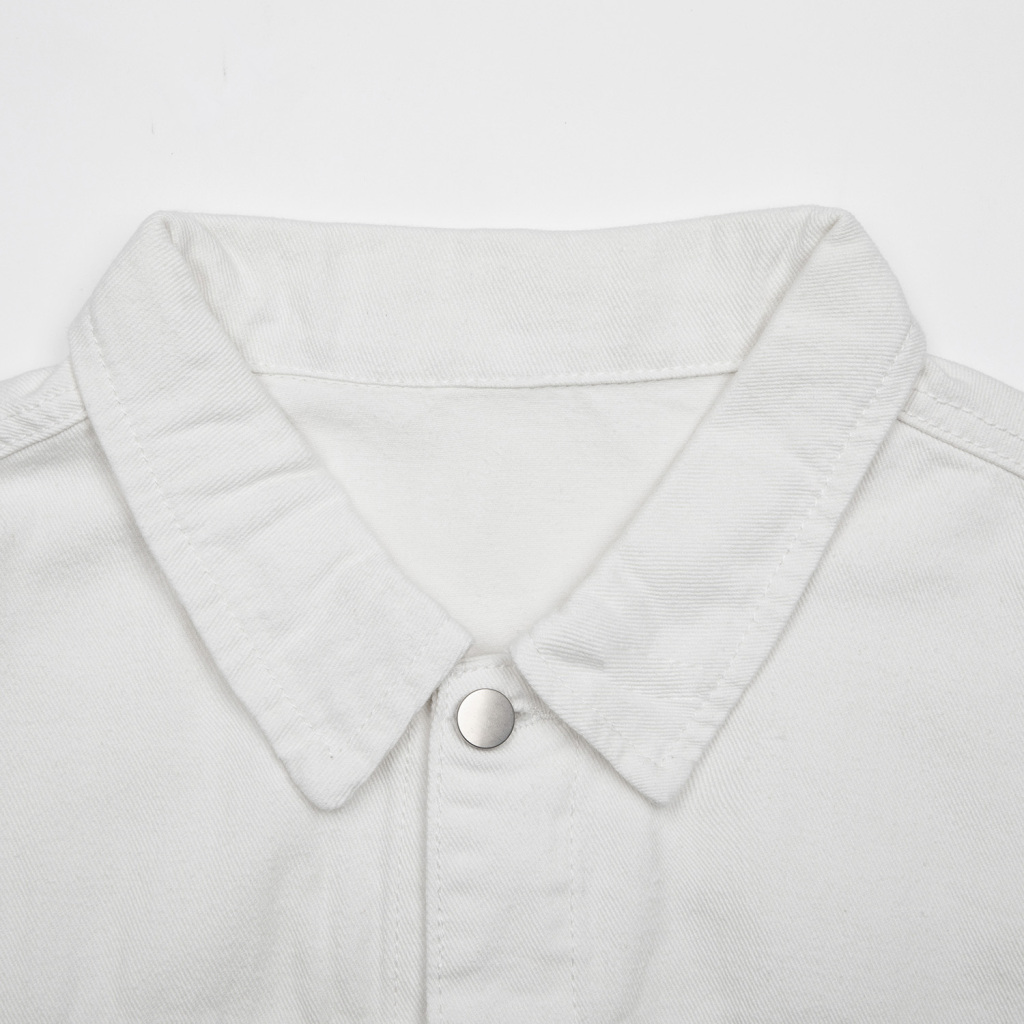 Streetwear Unisex Drop Shoulder Denim Jacket - Print On Demand | HugePOD-4