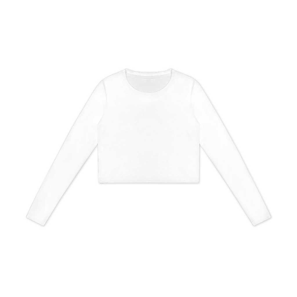 All-Over Print Women's Mesh Crop Top - Print On Demand | HugePOD-2