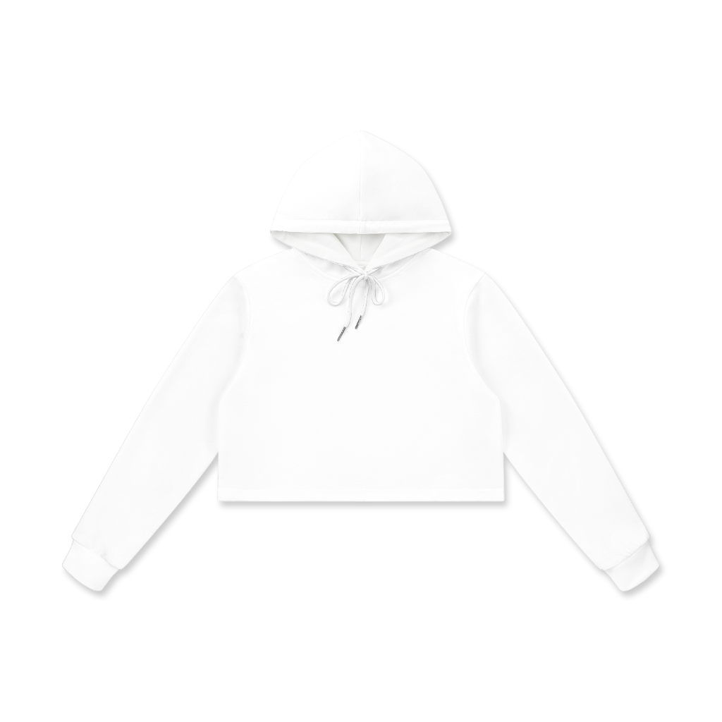 All-Over Print Women's Cropped Hoodie - Print On Demand | HugePOD-2