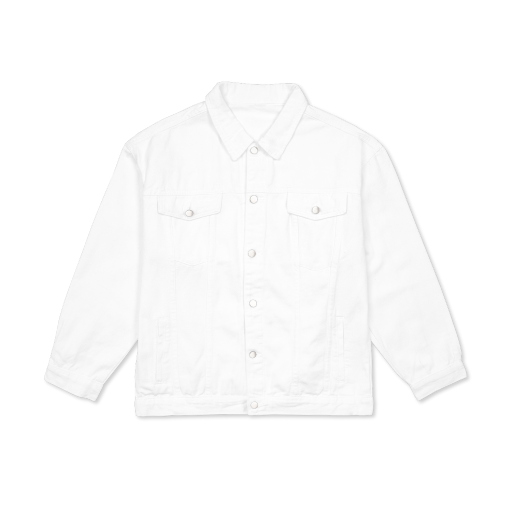 Streetwear Unisex Drop Shoulder Denim Jacket - Print On Demand | HugePOD-2