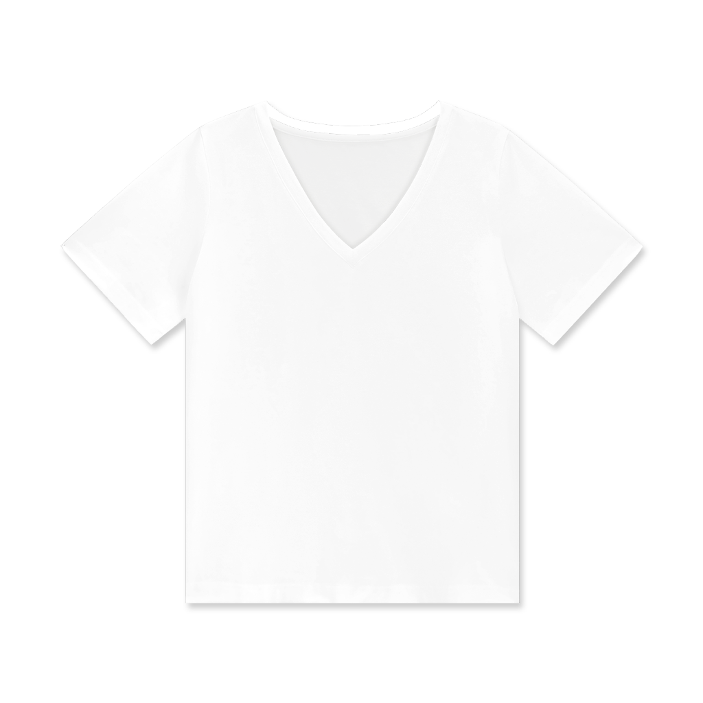 Custom All-Over Print Women's V-Neck Tee | HugePOD-2