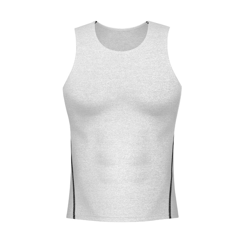 Men's Contrast Stitch Sports Tank Top | HugePOD-2