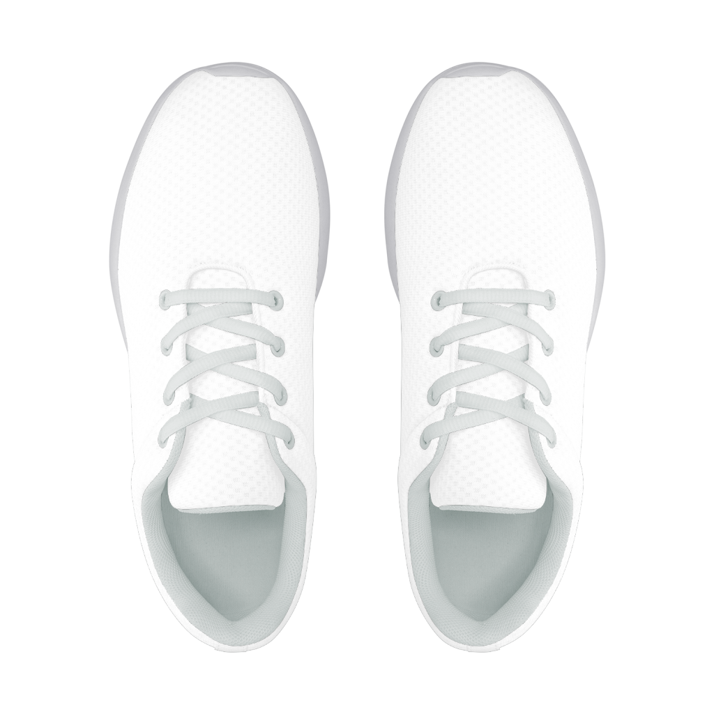 All-Over Print Fashion Lace Up Mesh Sneakers | HugePOD-2