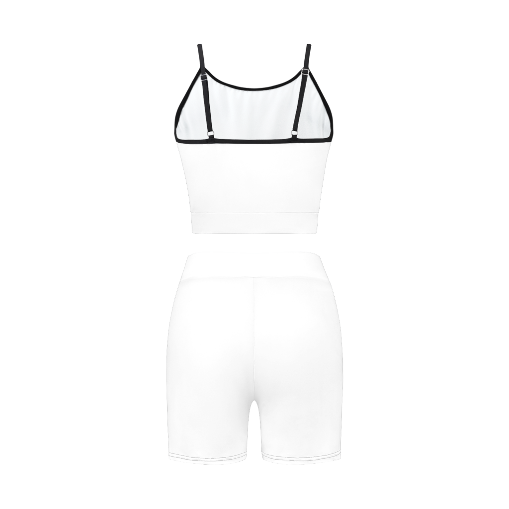 All-Over Print Women's Waistband Sports Set | HugePOD-3
