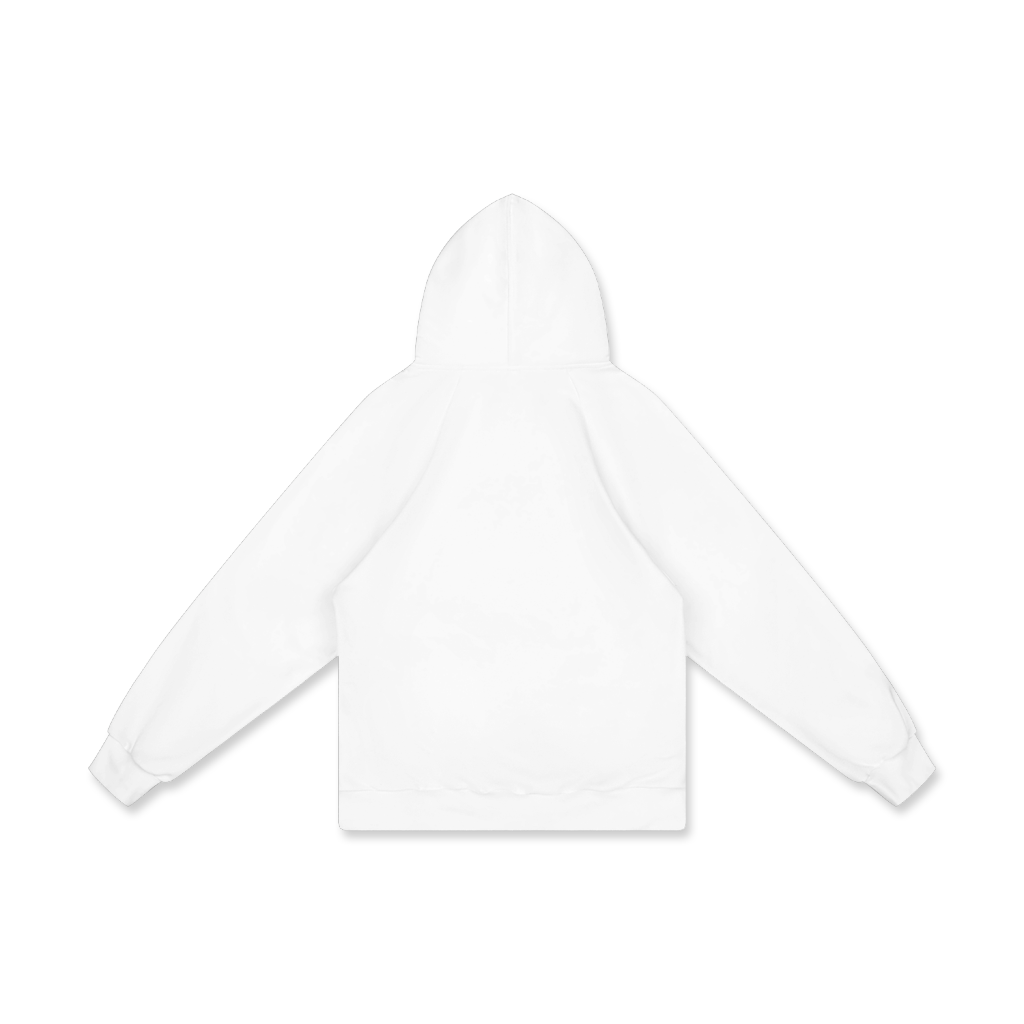 Men's Heavyweight Raglan Sleeve Fleece Hoodie | HugePOD-3