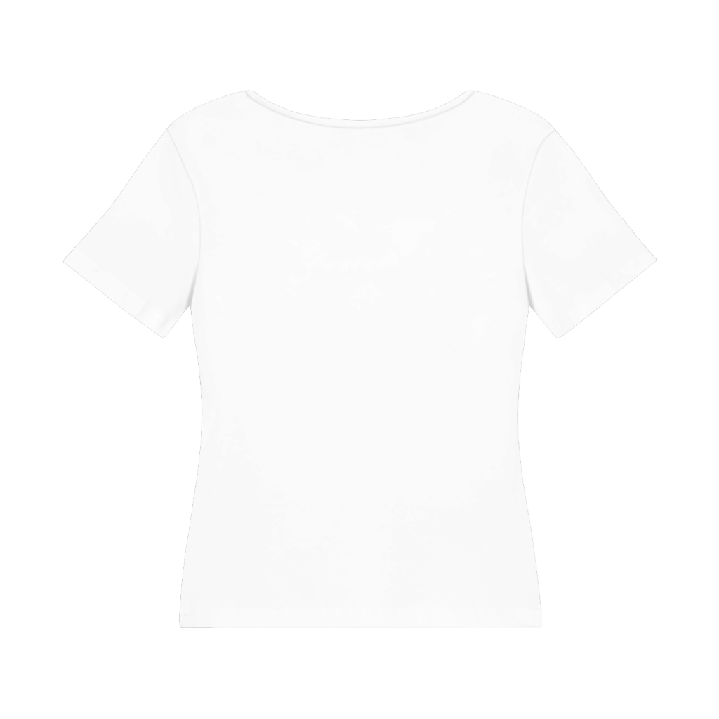 Custom All-Over Print Women Fitted V-Neck Tee - AOP | HugePOD-3