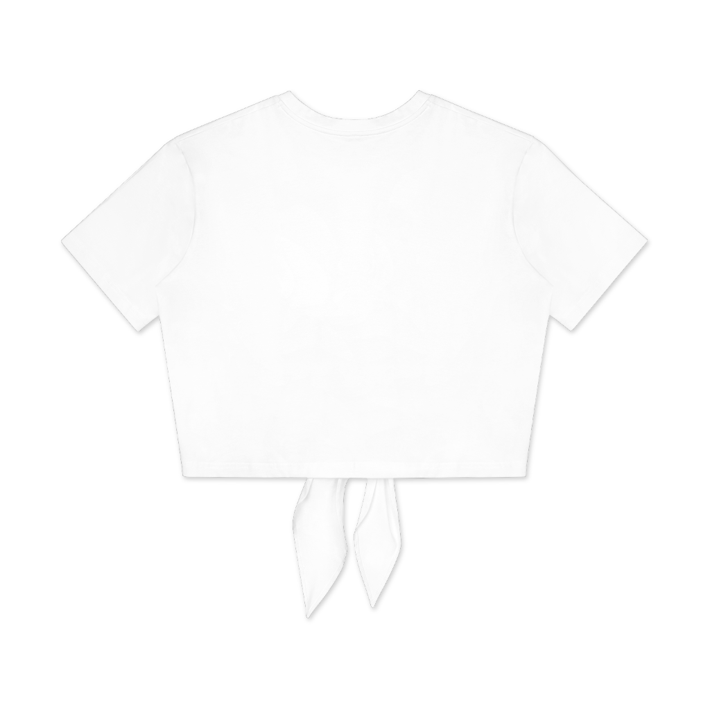 Customizable All-Over Print Women's Tie Front Crop Top | AOP-3