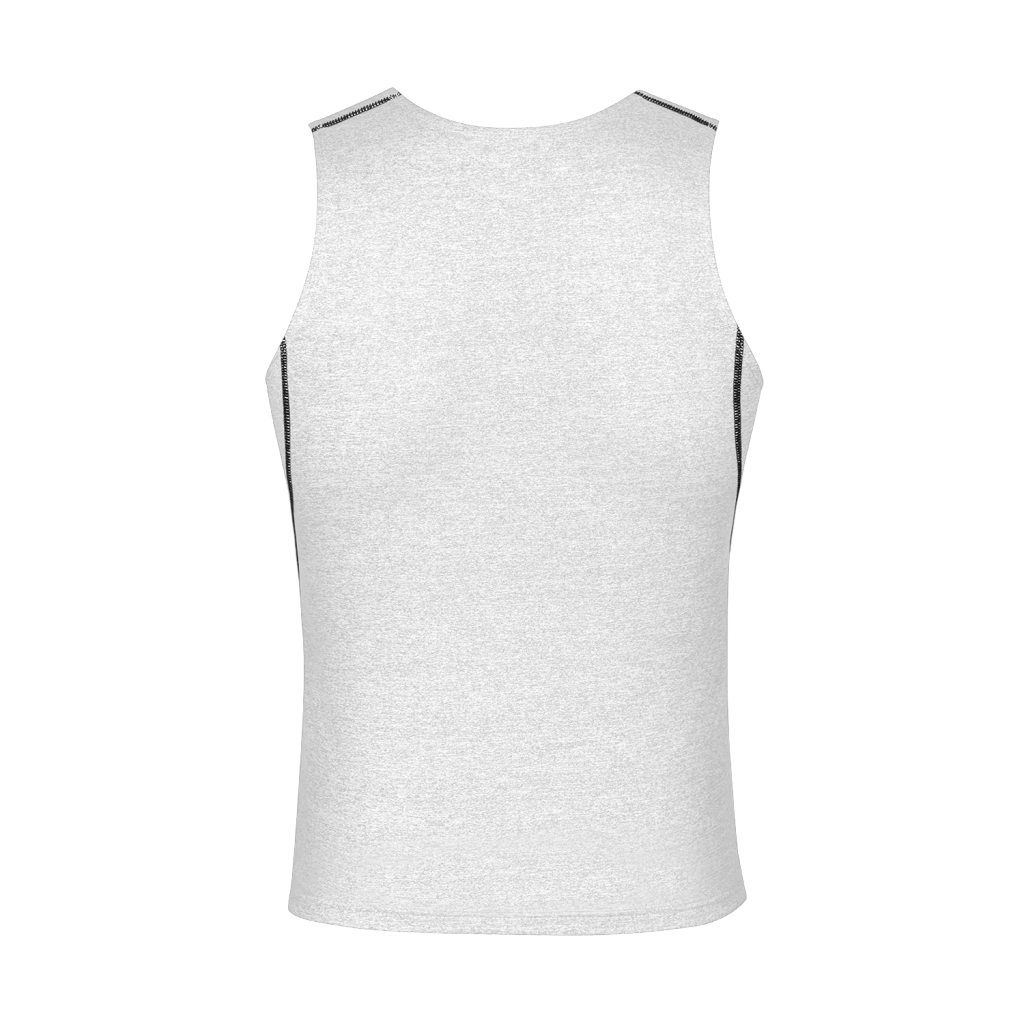 Men's Contrast Stitch Sports Tank Top | HugePOD-3