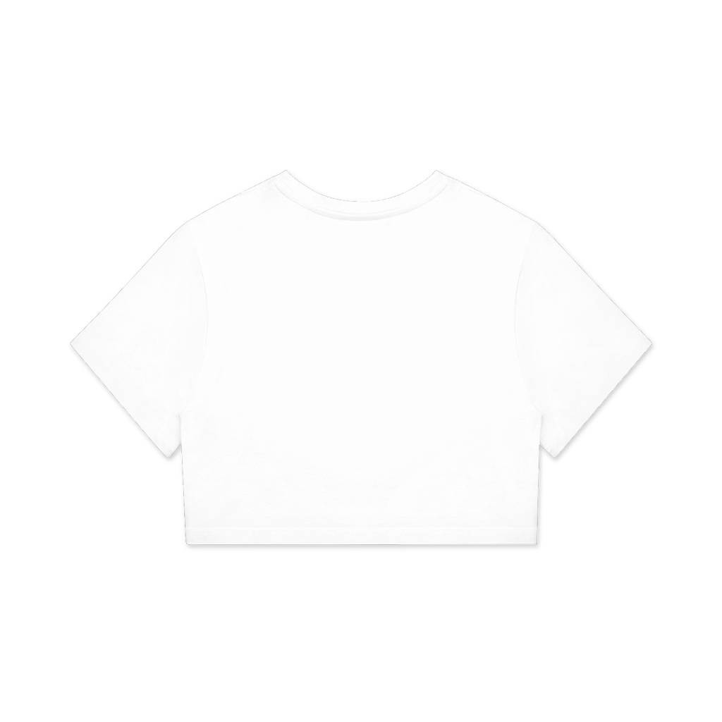 Women's Boxy Cotton Cropped Tee | HugePOD-3