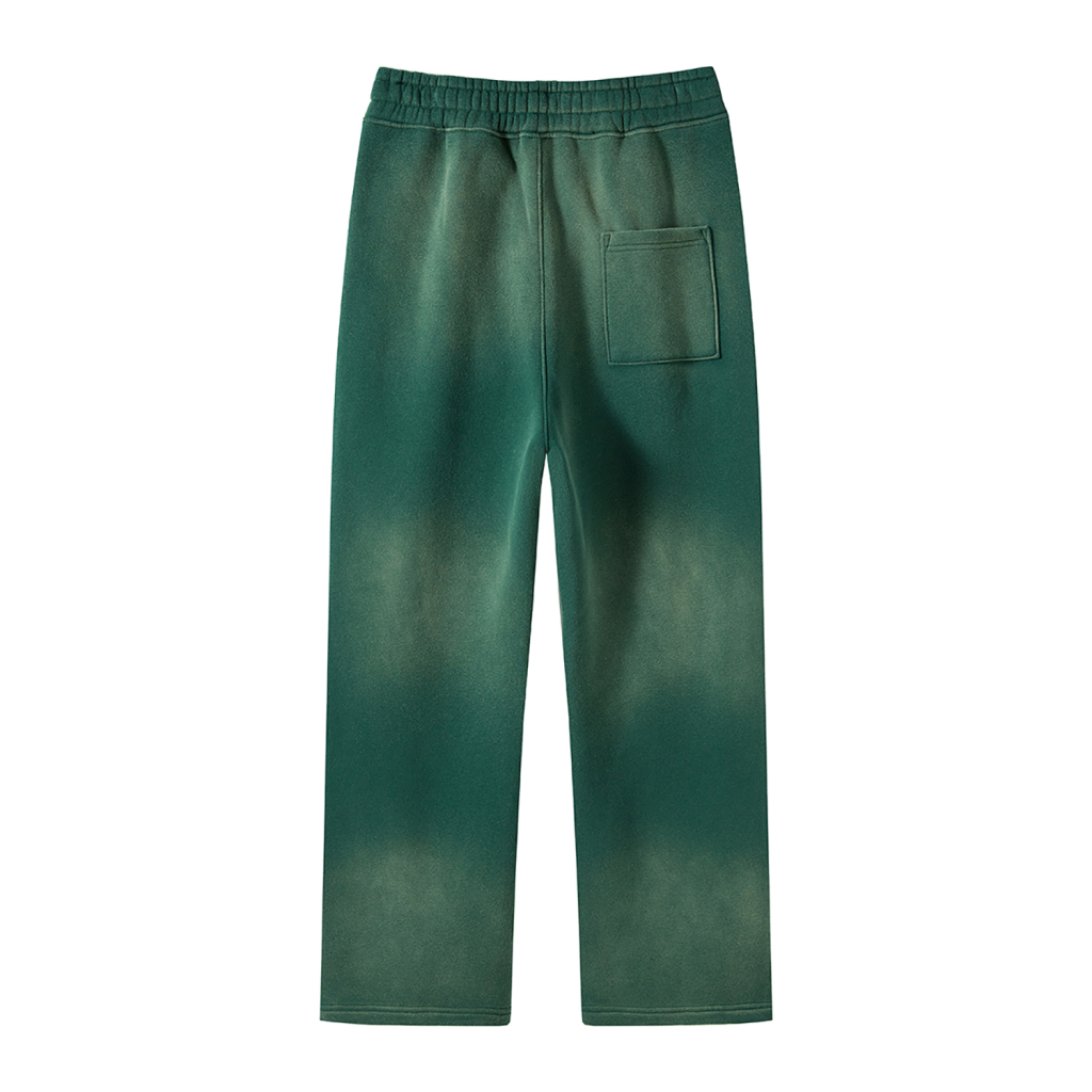 Streetwear Gradient Washed Effect Pants - Print On Demand-12