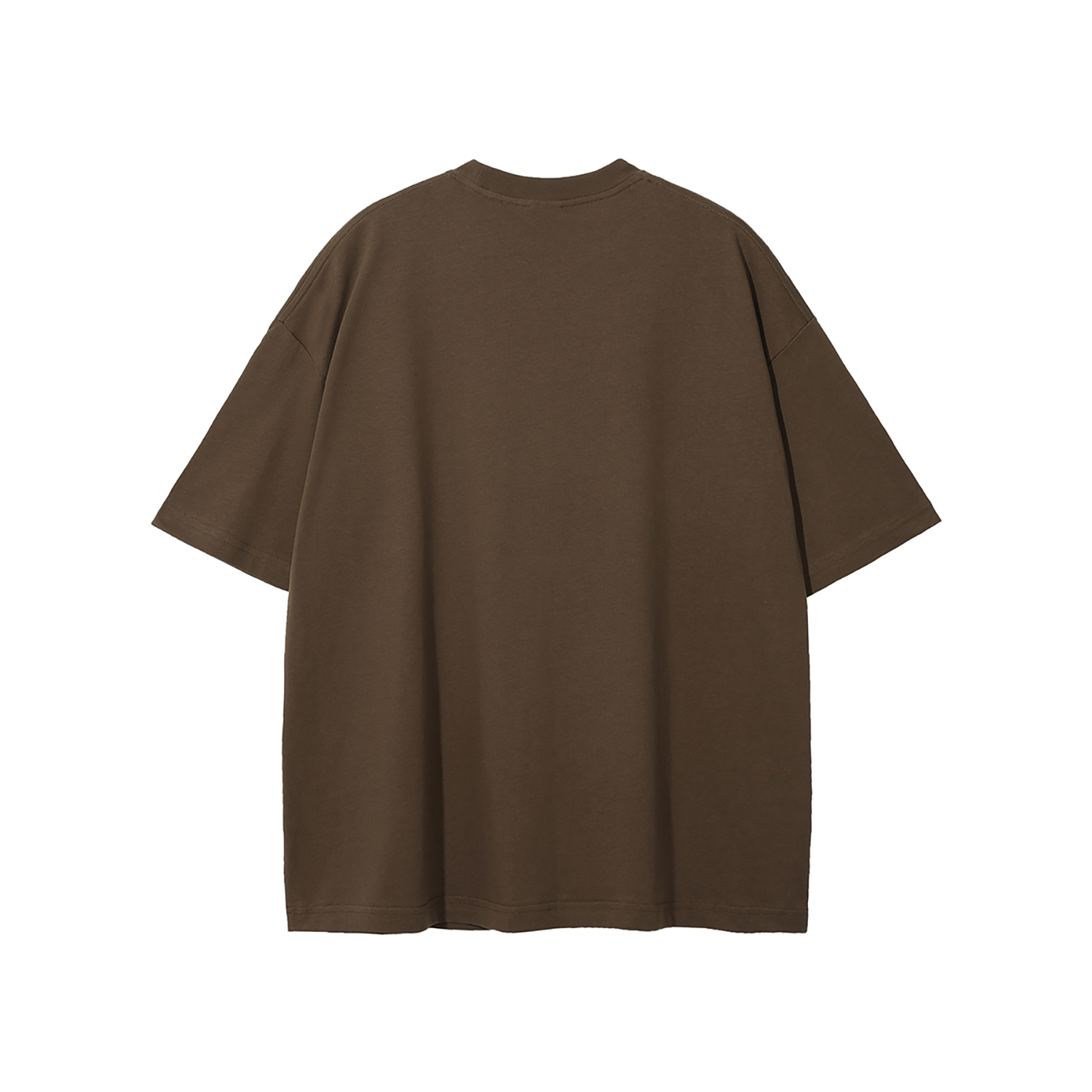 Streetwear Unisex Earth Tone Loose Fit FOG T-Shirt | HugePOD