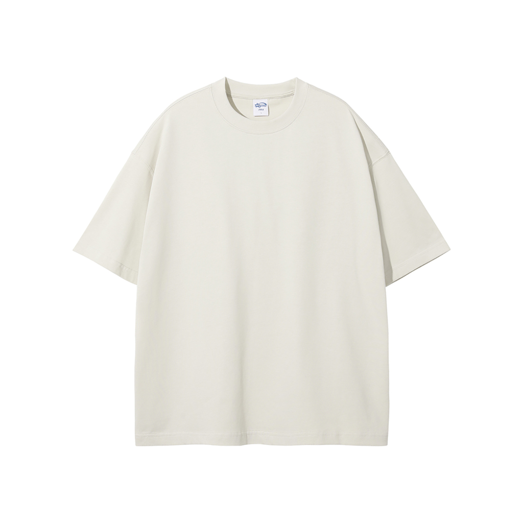 Streetwear Unisex Earth Tone Heavyweight Loose Fit FOG T-Shirt | HugePOD-12