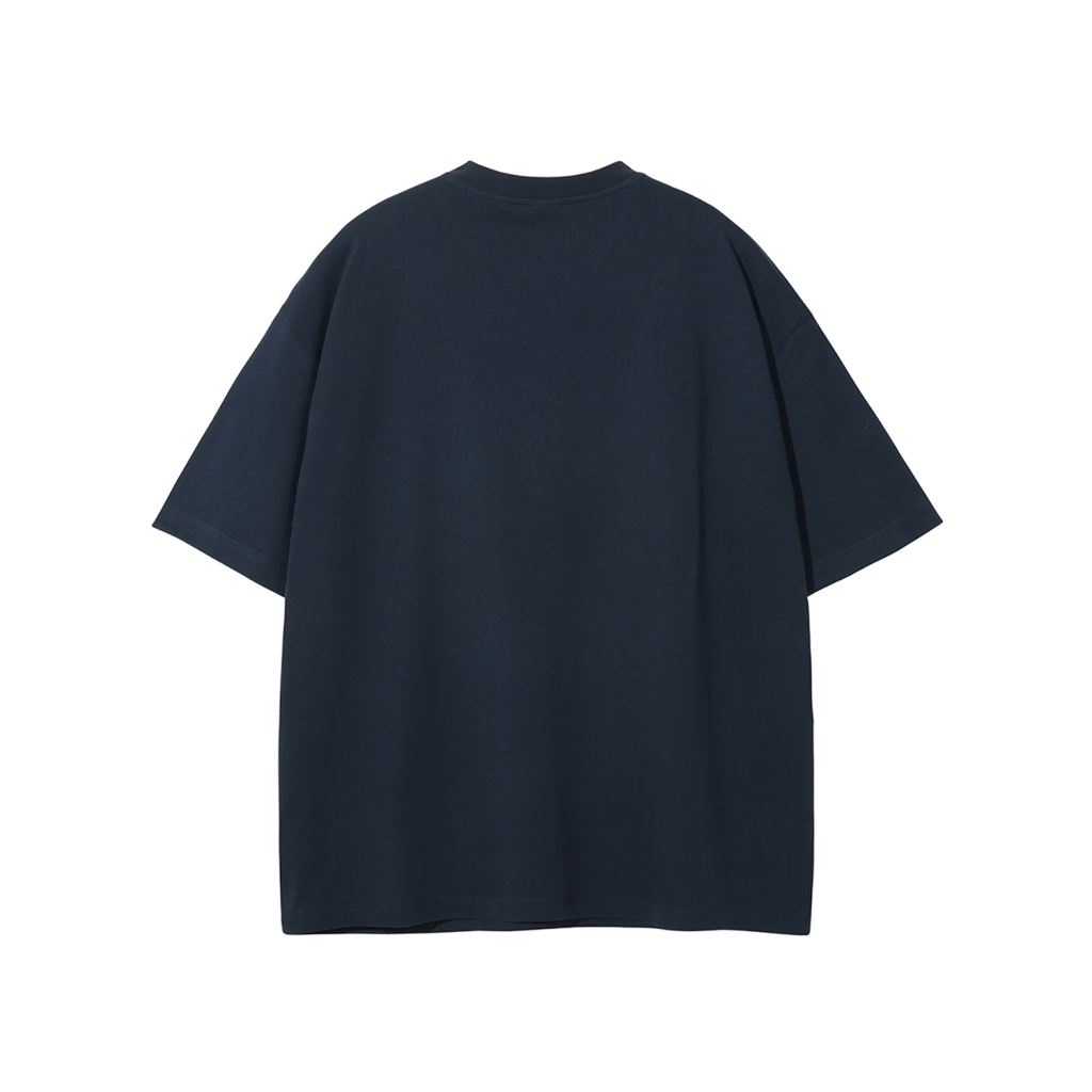 Streetwear Unisex Earth Tone Heavyweight Loose Fit FOG T-Shirt | HugePOD-27