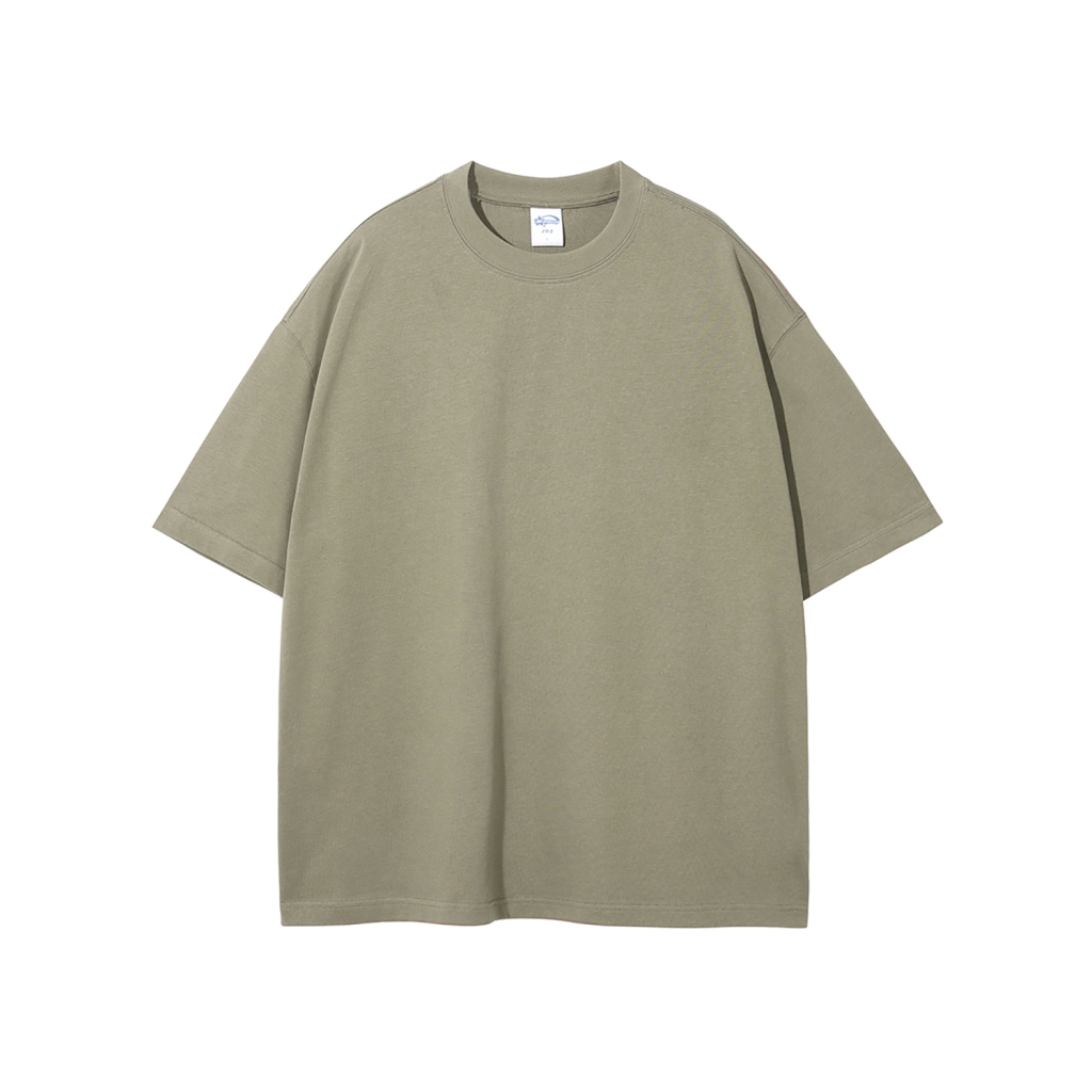 Streetwear Unisex Earth Tone Heavyweight Loose Fit FOG T-Shirt | HugePOD-18