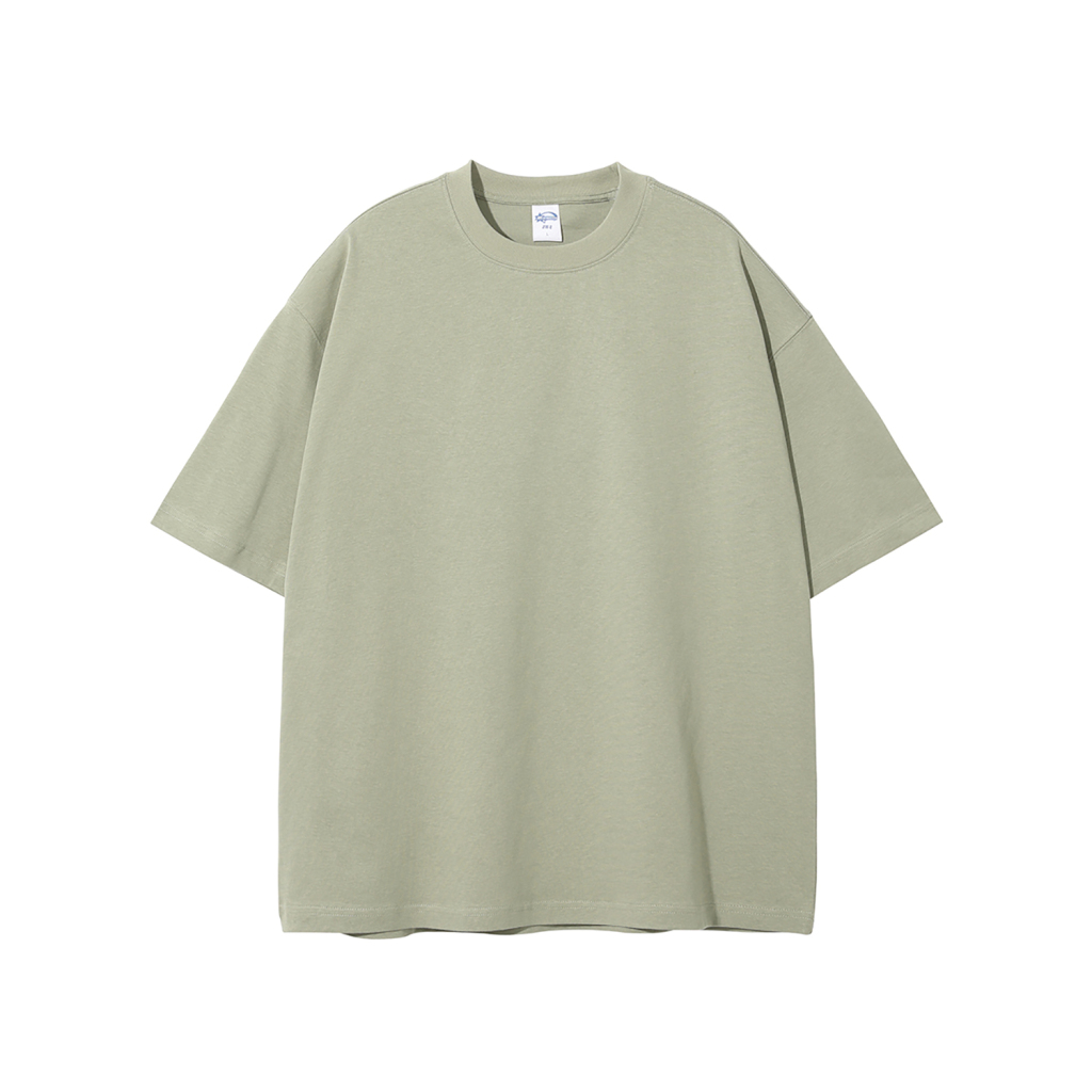 Streetwear Unisex Earth Tone Heavyweight Loose Fit FOG T-Shirt | HugePOD-14