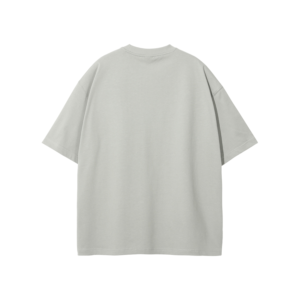 Streetwear Unisex Earth Tone Heavyweight Loose Fit FOG T-Shirt | HugePOD-11