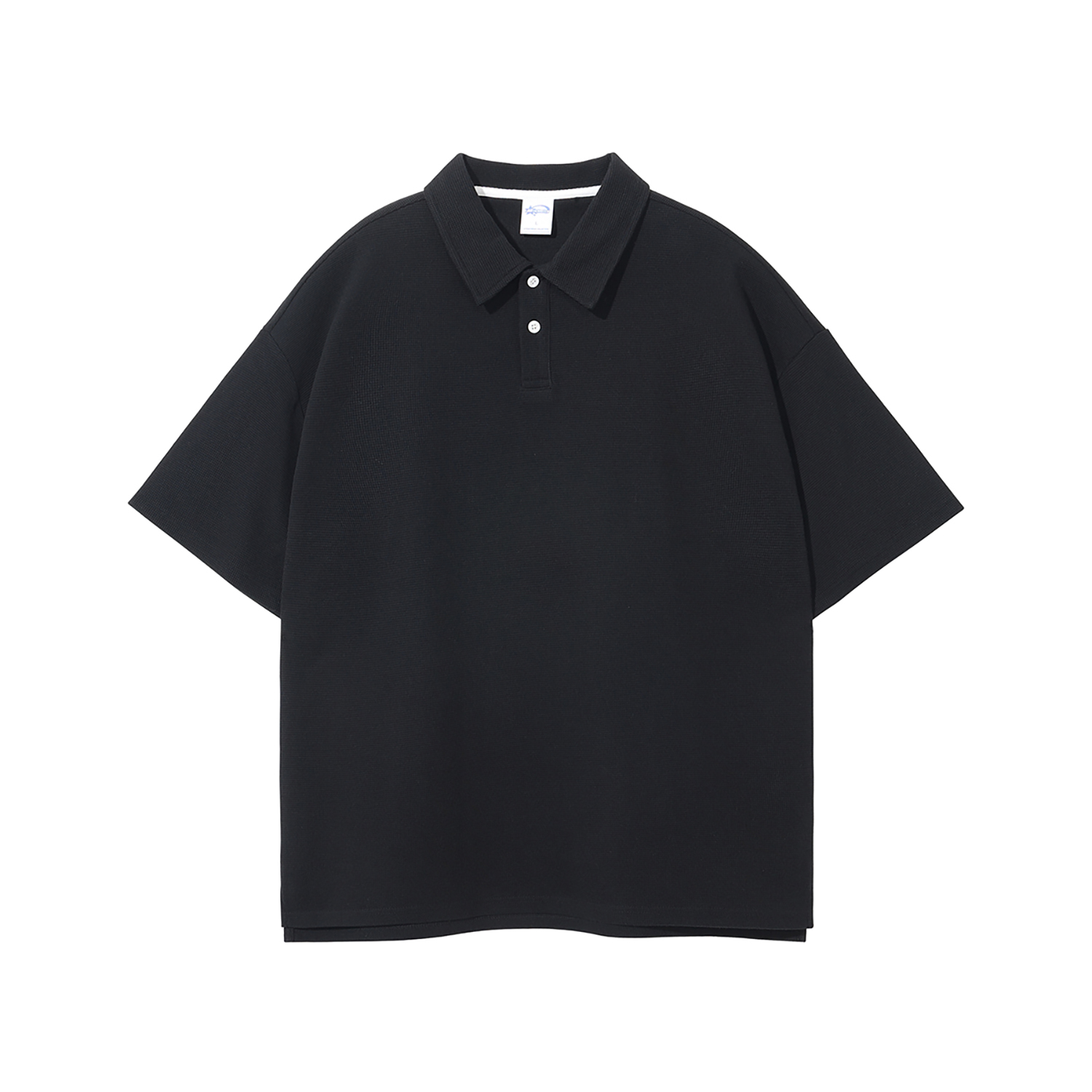 Streetwear Heavyweight 330G Collared Split Diamond Waffle