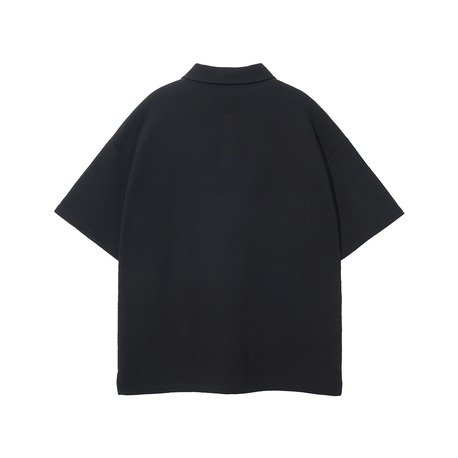 Streetwear Heavyweight 330G Collared Split Diamond Waffle