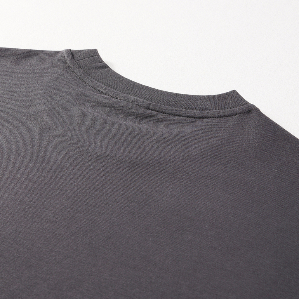 Streetwear Unisex Earth Tone Heavyweight Loose Fit FOG T-Shirt | HugePOD-31