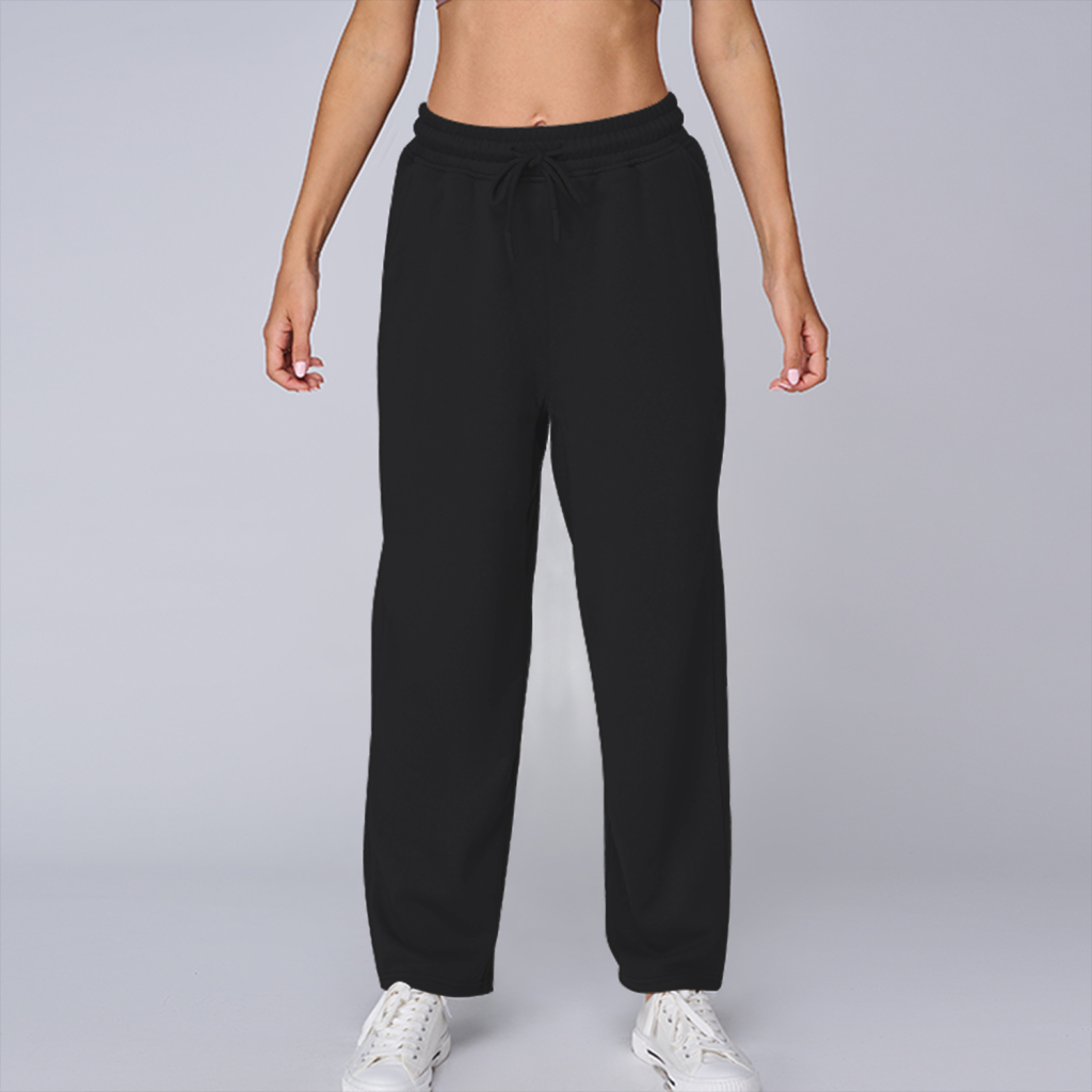Custom Unisex 100% Cotton Straight Leg Pants | HugePOD-7