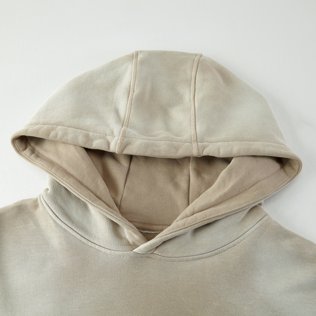 Streetwear Unisex Ombre Washed Effect Hoodie - Print On Demand | HugePOD-10